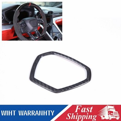 For 2018-2023 Lamborghini URUS Real Carbon Fiber Steering Wheel Frame Trim