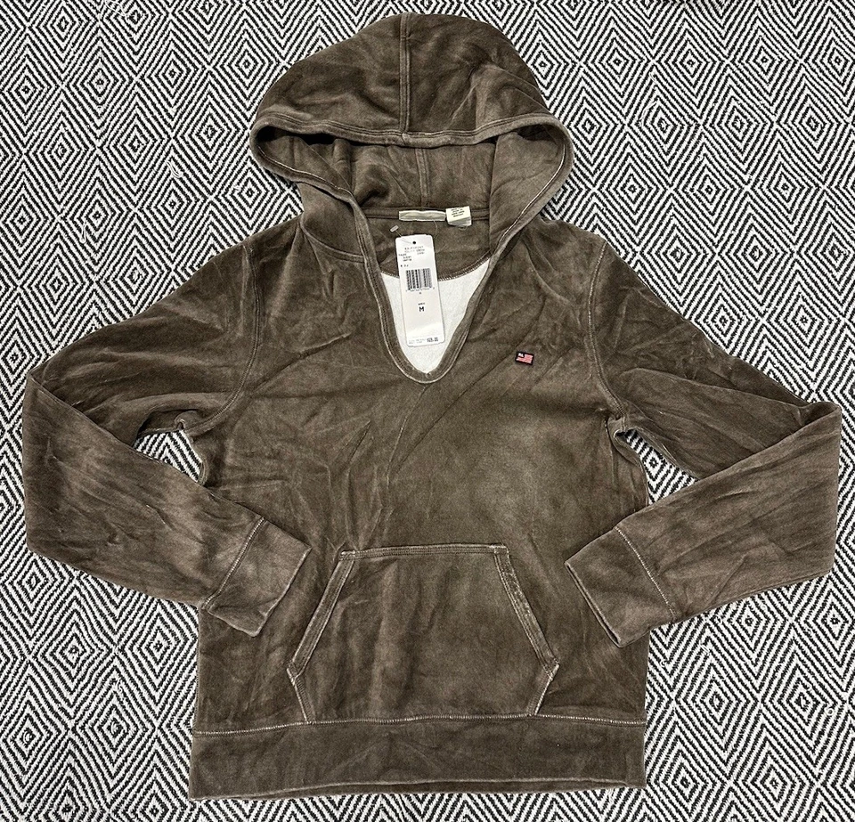 Nuevo Conjunto de Chándal Ralph Lauren Para Mujer M Marrón Terciopelo Conjunto de Salón Y2K Polo Jeans Foto 4 de 4