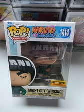 Funko Pop! Figura de vinilo exclusiva de Naruto Shippuden Might Guy guiñando el ojo #1414