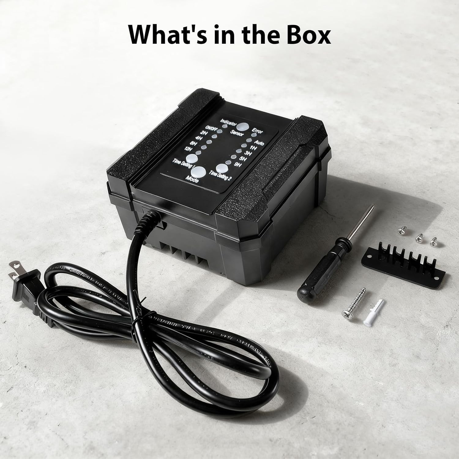 100W Weatherproof Low Voltage Landscape Transformer with Timer & Photocell