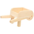Mini Garden Trolley Models Miniature Cart Tiny Decorative Wheelbarrow