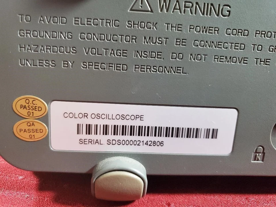 Osciloscopio digital TEKTRONIX SDS1052DL 1 PIEZA, doble canal 50 MB #LL Foto 4 de 4