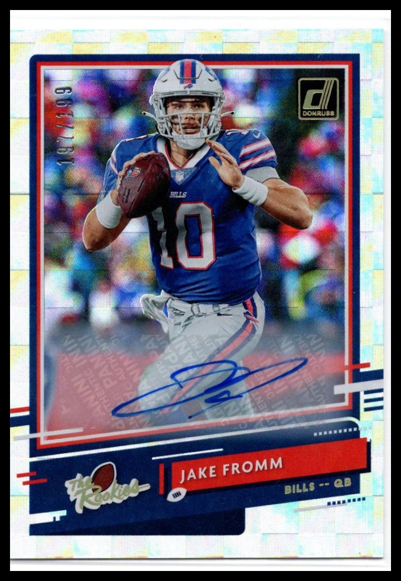 2020 Donruss #TR-JF Jake Fromm The Rookies Autographs #/199