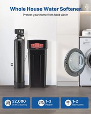 Water Softener, 32,000 Grains Whole House Water Softener System, with Automatic