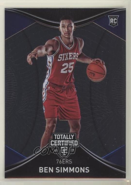 2016-17 Panini Totally Certified Rookies Ben Simmons #140 Rookie RC gp1