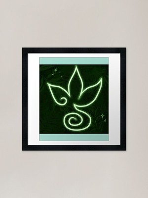 Wizard101 - Life Casting Symbol Fra gerahmtes Wandbild Poster Leinwanddruck Bild
