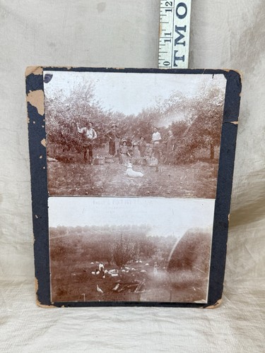 Antique Cabinet Card Photo Photograph WJ Brown Fruit Poultry Farm Tecumseh OK - Picture 12 of 13