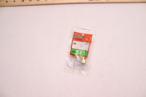 Everbilt 3/8 in. OD Compression Brass Tee Fitting