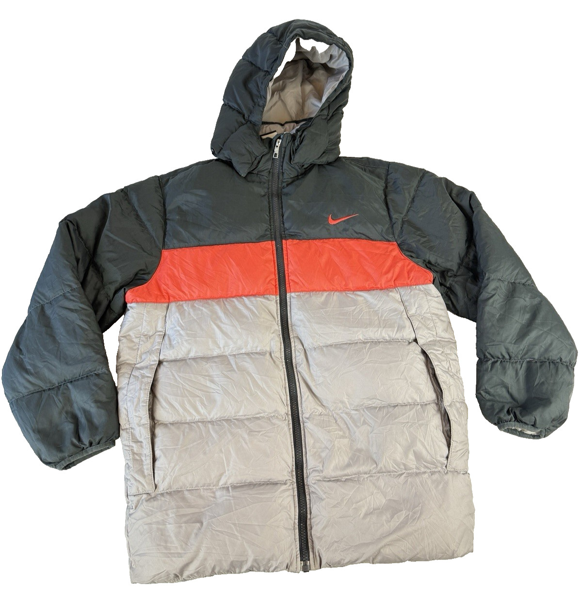 Nike Alliance 550 Down Fill Puffer Hooded Jacket - Youth Large ( 12-13 Years)