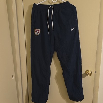 Nike USA Soccer Warm-Up Pants Navy Dri-FIT Size L