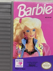 Barbie Nintendo Entertainment NES Video Game 1991 Authentic Working Cartridge 