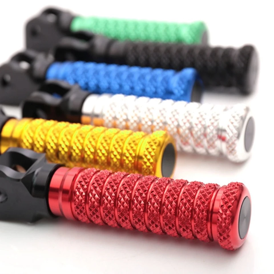 Clavijas delanteras CNC M-Grip Poste para Honda NTV 650 GR Hawk RFV / VFR 400 Foto 3 de 4