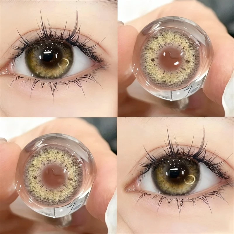  5Color 2-Piece Contact Lenses/ Contact Lens Travel Kit Cute Contact Case Holder - Image 3 of 4