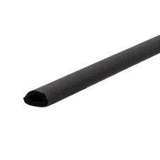 Trim-Lok D-Shaped Rubber Seal   .215  Height, .375  Width, 500  Length   EPDM