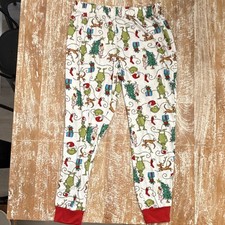 Dr. Seuss The Grinch Kids Pajama Pants 3-2A Multicolor Elastic Waist