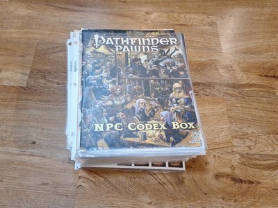 Paizo Pathfinder Pawns 44 Sheets NPC Bestiary Dungeon