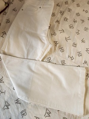 Gloria Vanderbilt Shape Effect Jeans, Size 16 Short,White Bootcut.new/tags.