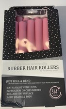 My Beauty Spot Rubber Hair Rollers 3/4 Inch NEW