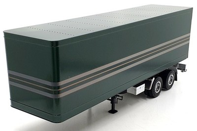 KK Scale Road Kings 1/18 Scale RK180165 Semi Automatic Truck Trailer DK Green