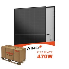 Palettenabnahme AIKO 470W Solarmodule Full Black Glas Glas Neostar 3s+