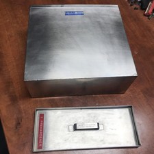 Vintage Arkay Stainless Steel 4-1/2”x11”x10” Cut Film Developing Tank Float Lid*