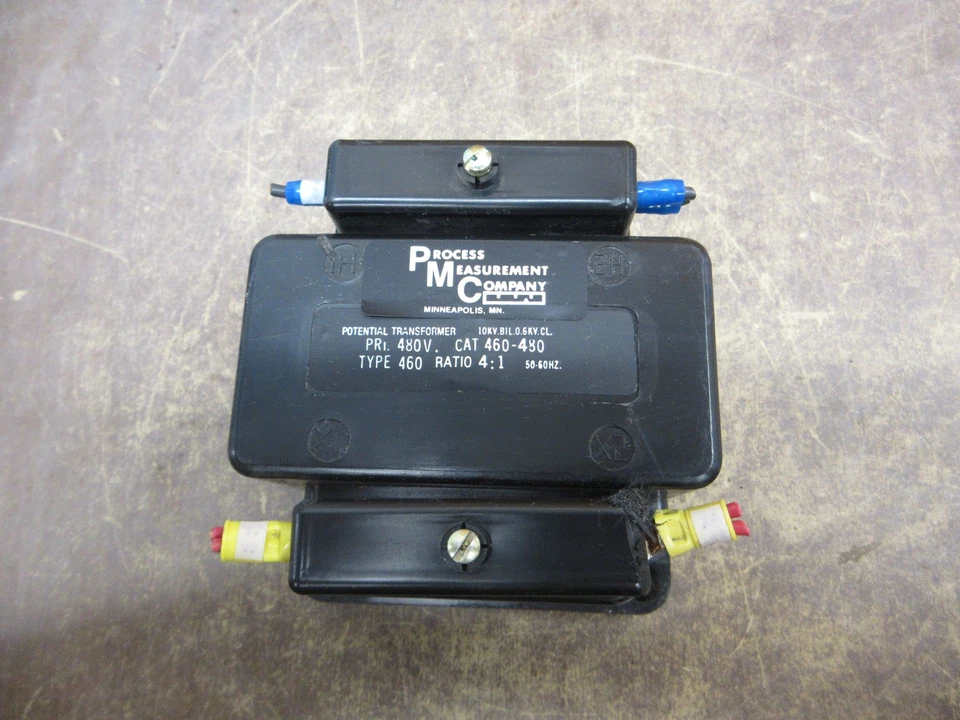 PMC Potential Transformer 460-480 Pri: 480V Ratio 4:1 50-60Hz Used - Image 2 of 4