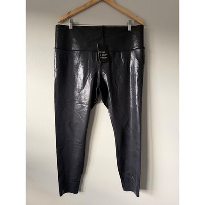 Knix x Birds Papaya Sculpt Legging Black Shiny High Rise XXL FKA307BXXL
