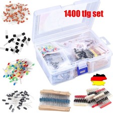 1400 stk Elektronik Projekt Baukasten, Dioden, Keramik-Kondensatoren, Transistor