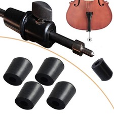 4 Pieces Rubber Tips for Cello Endpin Portable End Pin Caps Rubber Stoppers