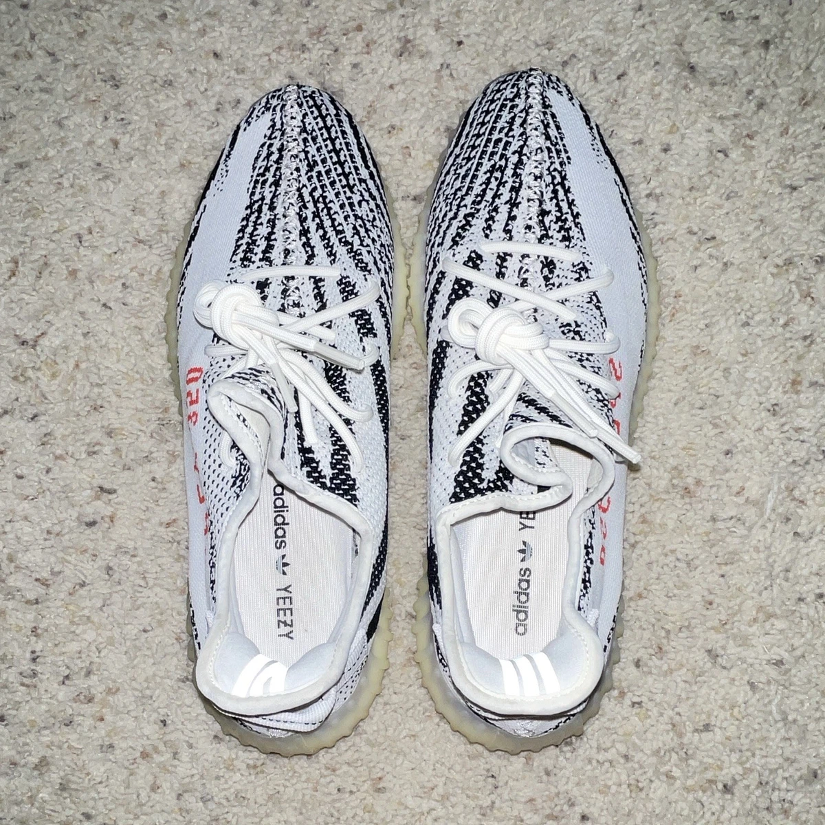 Preços baixos em Yeezy 350 V2 Zebra Boost White | eBay