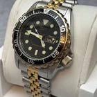 Vintage Seiko Divers 200m 7N36-6A29 Men's Watch New Battery Two Tone Quartz 40mm