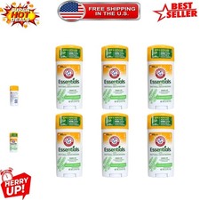 2.5 Oz Essentials Natural Deodorant, Pack of 6 - Paraben Free  Fresh Scent