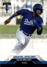 2022 Abiatal Avelino Choice Minor League Rookie Card RC Tulsa Drillers
