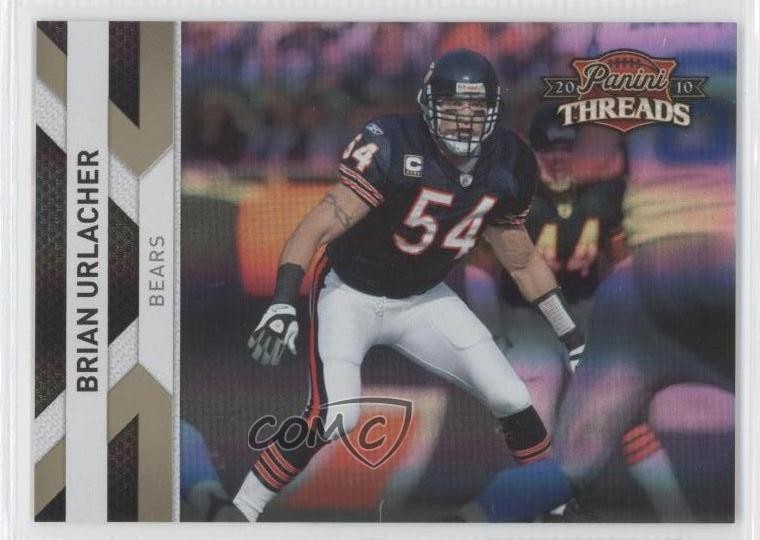 2010 Panini Threads Gold Century Proof 13/100 Brian Urlacher #22 HOF 0a1