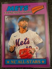 2026 Topps Heritage Baseball Francisco Lindor All-Star Pink Border #146