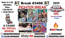 NATALIA CRISTINA DA SILVA 2026 Topps Chrome UFC 2 CASE 20 BOX Break #3498