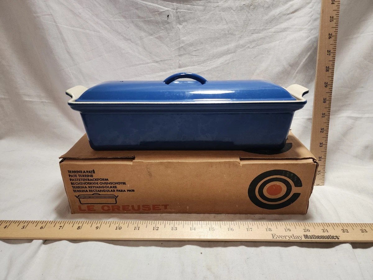Le Creuset terrne à pâté fonte émallée French vntage Le Creuset