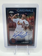 2024 Topps Chrome - Rookie Autographs Kyle Leahy #RA-KL Refractor /499 (AU, RC)