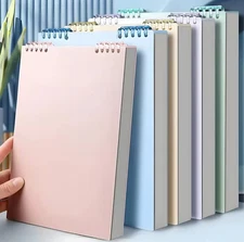 Top Flip Office 360°Page Journal A5 Notebook Lined Paper Writing Vintage Diary