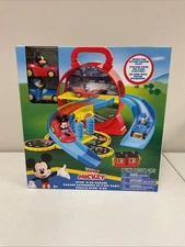 Disney Junior Mickey Stow ‘N Go Garage Figure and Vehicle 3+ | New G47