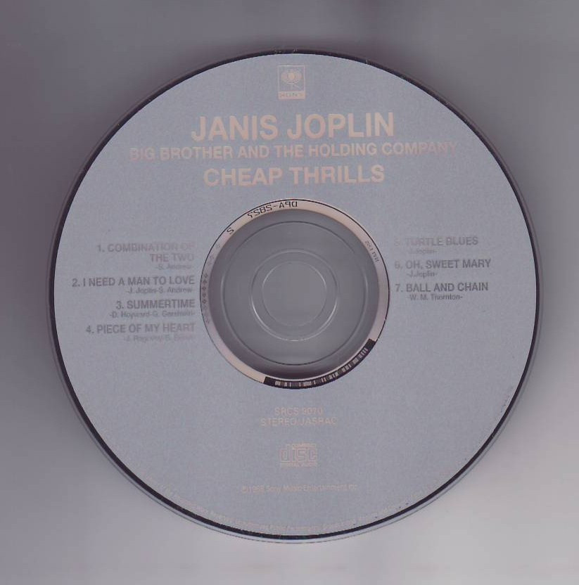 CD) JANIS JOPLIN - Cheap Thrills / Japan Import / SRCS 9070