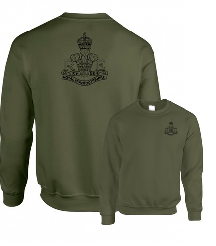 Bedrucktes CR3 KIngs Krone Oliv/Sand SWEATSHIRT REME Militär Para HM RAMC RTR - Bild 10 von 26