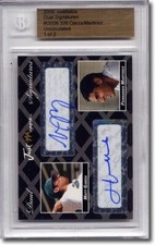 Matt GARZA * Fernando Martinez * Rookie Autograph BGS Auto RC 1/2