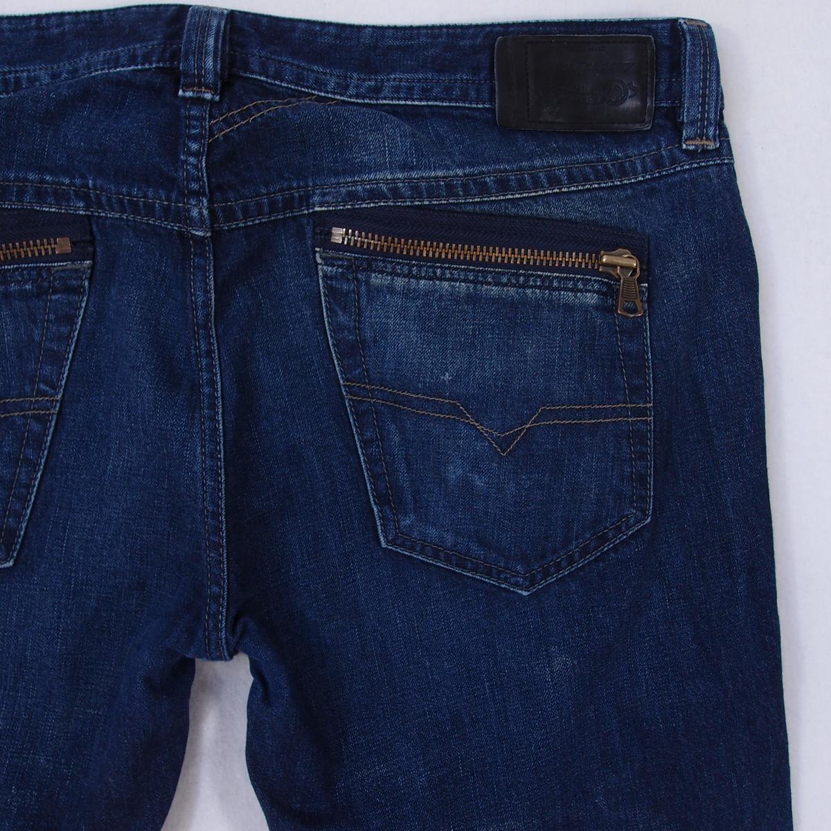 Diesel THAVAR スリム・スキニーデニム W38 L30ファスナー DIESEL THAVAR スリムスキニーデニム ブルー系 W29 L30 - メルカリ