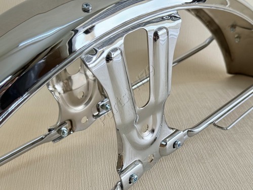 1969-1975 Suzuki T500 Front Fender. Su T500 Titan New Mud Guard. 53100-15101 Rep - Picture 13 of 24