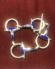 Sterling silver with blue enamel Italian made...