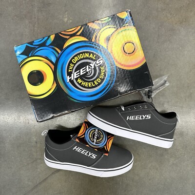 Heelys Pro 20 Charcoal White Size 9 Mens Wheeled Heel Shoe 