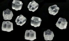 Earring Back Transparent Silicone Stoppers Jewellery Various Shapes & Quantity