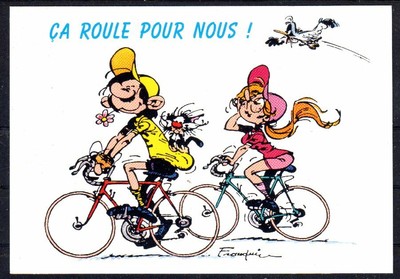 Cbd2 Gaston Lagaffe Ca Roule Pour Nous Chat Franquin Ebay