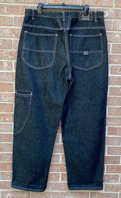Vintage Marithe Francois Girbaud Carpenter Denim Jeans Black Vintage Marithe Francois Girbaud Carpenter Denim Jeans Black